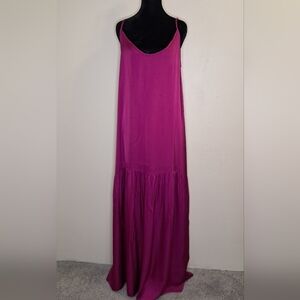 Chic Fuchsia Maxi Dress